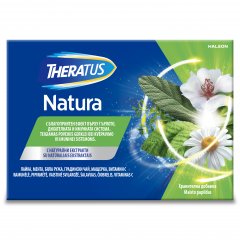 Gerklei THERATUS NATURA, 16 čiulpiamų tablečių