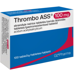 Thrombo ASS 100 mg tabletės, N100