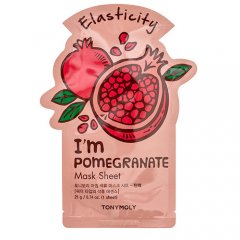 TONYMOLY I'm Real Pomegranate Mask Sheet  Lakštinė veido kaukė su granatais 21g