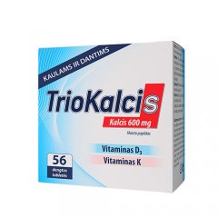 TrioKalcis 600mg tabletės N56