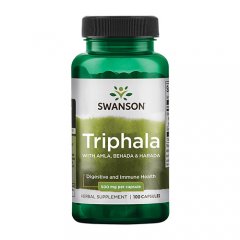 Triphala SWANSON, 500 mg, 100 kapsulių