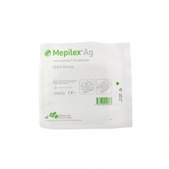 Mepilex Ag minkšto silikono tvarstis, 12.5 x 12.5 cm, N5