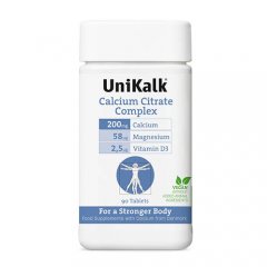 UniKalk Calcium Citrate Complex tabletės N90