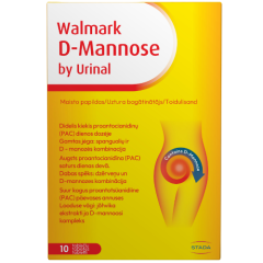 Šlapimo sistemai WALMARK D-MANNOSE, 10 tab.