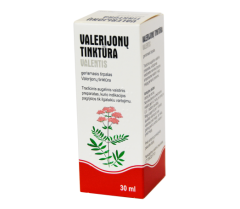 Valerijonų tinktūra Valentis geriamasis tirpalas, 30 ml