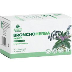 Žolelių arbata ŠVF BRONCHOHERBA FORTE, 1,5 g, 20 vnt.