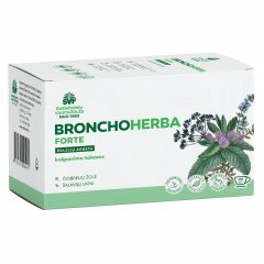 Kvėpavimo takams ŠVF/AC BRONCHOHERBA FORTE 1,5g, 20 vnt.