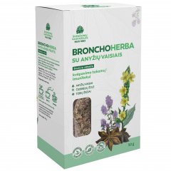 Kvėpavimo takams ir imunitetui ŠVF BRONCHOHERBA su anyžių vaisiais, 50g