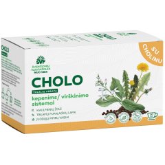 Žolelių arbata ŠVF CHOLO, 1,5 g, 20 vnt.