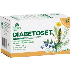 Žolelių arbata ŠVF DIABETOSET, 1,5 g, 20 vnt.