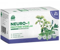 Žolelių arbata ŠVF NEURO-1 PROTINEI VEIKLAI, 1,5 g, 20 vnt.