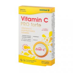 Vitamin C PRO forte, 30 kramtomų tablečių