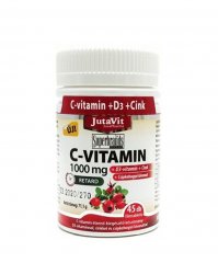 Vitaminas C 1000mg +Zn+D3+erškėtuogių ekstr.(prailginto veikimo) N45