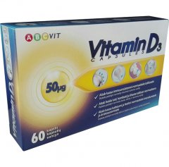 Vitaminas D3 50mkg caps.N60 (ABC VIT.)
