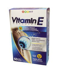 ABC VIT Vitaminas E 90 mg kapsulės, N60