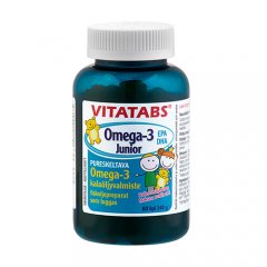 Vitatabs Omega-3 Junior guminukai, N60