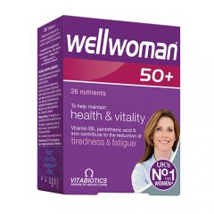 Moterims nuo 50 metų WELLWOMAN 50+, 30 tab.