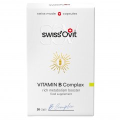 Vitamino B kompleksas SWISSOVIT, 30 kapsulių