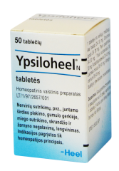 Ypsiloheel N tabletės nerviniams sutrikimams, N50