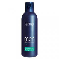 ZIAJA Men 2 in 1 dušo želė + šampūnas 300 ml