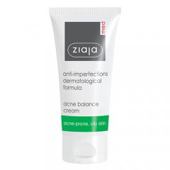 Veido kremas nuo spuogų ZIAJA MED ANTI-IMPERFECTIONS, 50 ml
