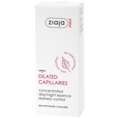Koncentruota dieninė/naktinė emulsija kontroliuojanti paraudimą ZIAJA MED DILATED CAPILLARIES, 30 ml