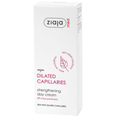 Raminamasis veido kremas ZIAJA MED DILATED CAPILLARIES SPF6, 50 ml
