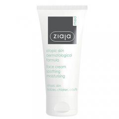 Raminamasis ir drėkinamasis veido kremas nuo egzemos ZIAJA MED, 50 ml