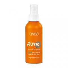 ZIAJA Sun Line vandeniui atsparus purškiamas aliejus nuo saulės SPF 6, 125ml