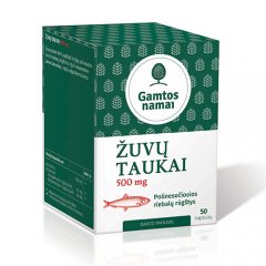 Žuvų taukai 500 mg, N50