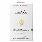 Vitaminas D3 SWISSOVIT 2000IU, 30 kapsulių
