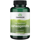 Nervų sistemai Ašvaganda SWANSON Ashwagandha, 450mg, 100 kaps.