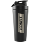 Nerūdijančio plieno plaktuvė ICONFIT 800ml - juoda