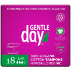 Gentle Day Super tamponai, ekologiškos medvilnės, N18