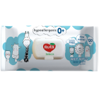 Drėgnos vaikiškos hipoalerginės servetėlės ELEVITA RUTA  0+ SELECTA, 120 vnt.