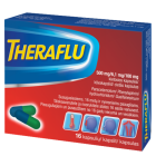 Kietosios kapsulės nuo peršalimo THERAFLU 500 mg + 6,1 mg + 100 mg, 16 vnt.