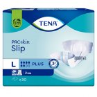 TENA Slip Plus Anatominės sauskelnės šlapimo nelaikymui, L, 30 vnt.