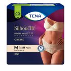 TENA Silhouette Crème Plus – kreminės spalvos kelnaitės šlapimo nelaikymui, M dydis, 12 vnt.