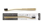Dantų šepetukas su aktyviąja anglimi, SWISSDENT WHITENING CLASSIC (auksinė spalva)