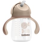 Gertuvė su silikoniniu šiaudeliu, 9+ mėn, BABOO, 260 ml