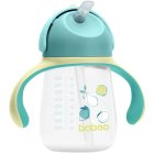 BABOO gertuvė su silikoniniu šiaudeliu 260ml, 9+ mėn, Lagoon Fiesta