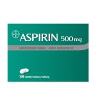 Aspirin 500 mg tabletės, 100 vnt