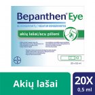 Bepanthen Eye, drėkinamieji akių lašai 0,5 ml 20 vnt.