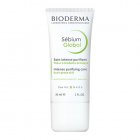 Intensyvaus poveikio kremas į spuogus linkusiai odai BIODERMA SEBIUM GLOBAL, 30 ml 