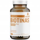 Bioaktyvus biotino bisglicinatas ECOSH 5000 µg, 90 kapsulių
