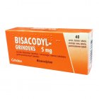 Bisacodyl-Grindeks 5 mg, vidurius laisvinančios tabletės, N40