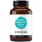 VIRIDIAN Calcium Magnesium & Zinc milteliai, 100 g