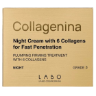 Naktinis veido kremas su 6 kolagenais COLLAGENINA 3 lygis, 50 ml