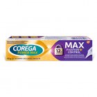 Fiksuojamasis kremas dantų protezams COREGA MAX FIXATION + CONTROL, 40 g