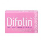 Difolin folio rūgšties ir vitamino D3 tabletės, N60